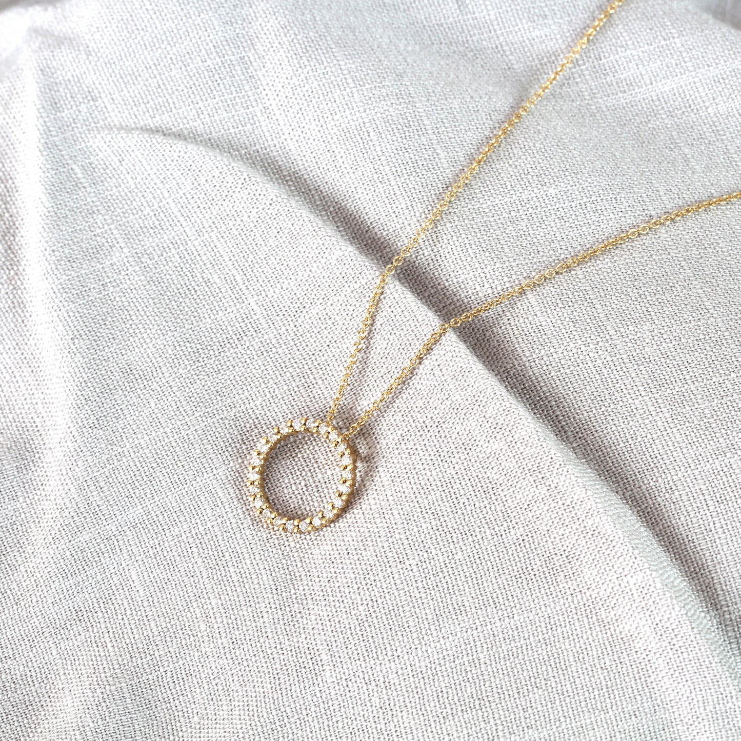 18ct Yellow Gold Circle of Life Pendant